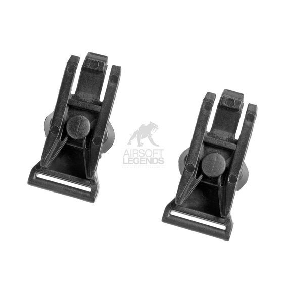 Goggle Swivel Clips 19mm Black