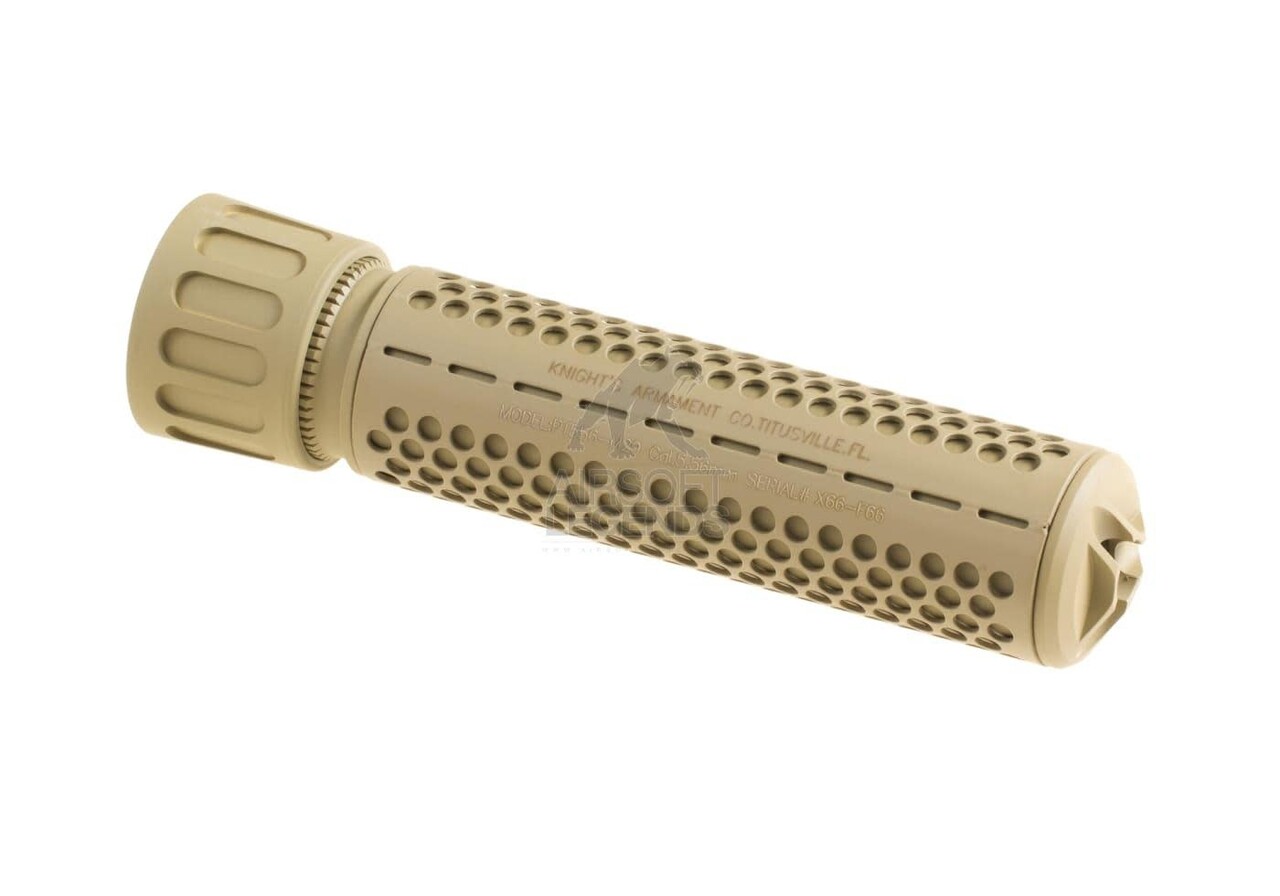 Madbull Knights Armament QDC Suppressor CW Tan