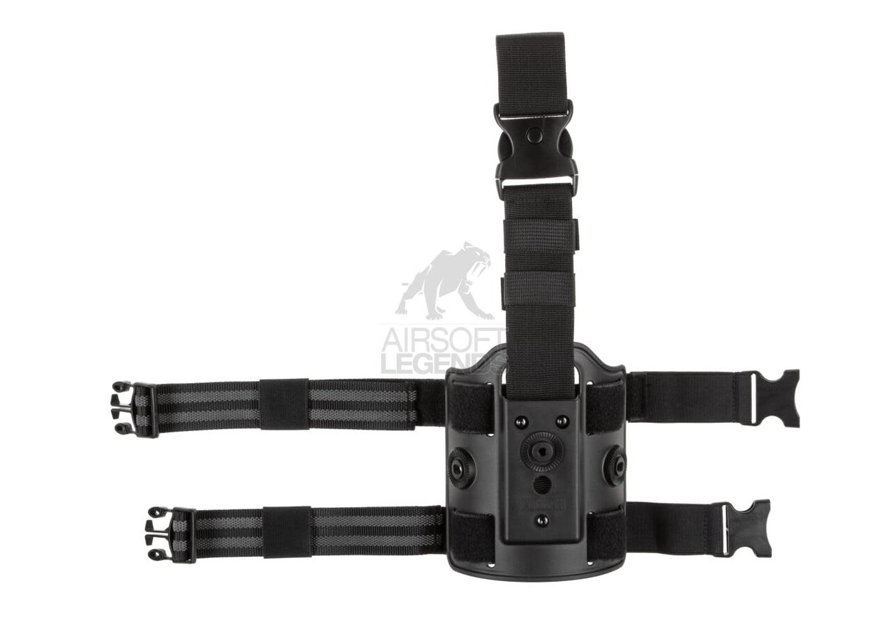 Amomax Drop Leg Platform Black