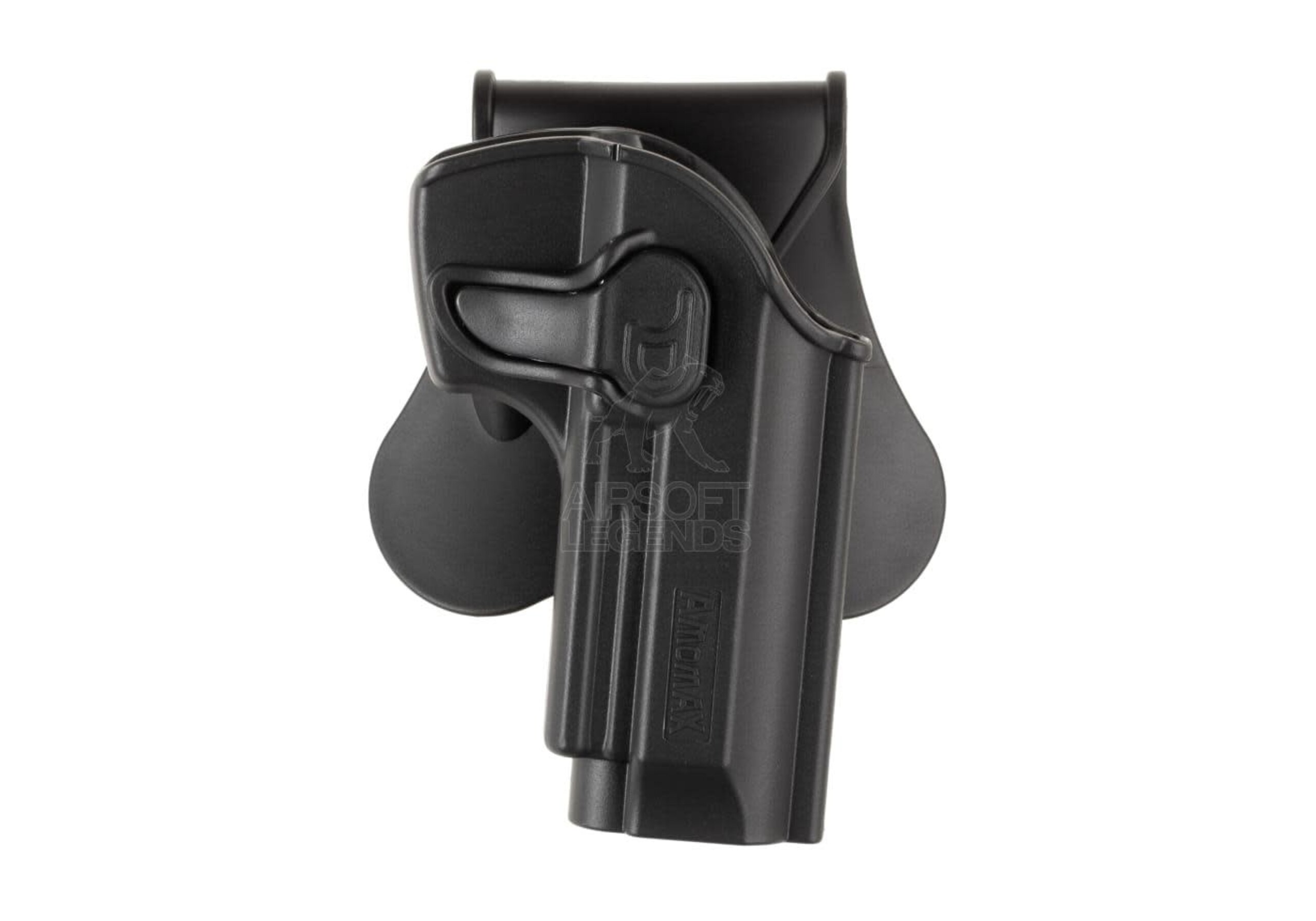 Amomax Paddle Holster for WE/KJW/KWA/TM M9 Right Handed Black Airsoft