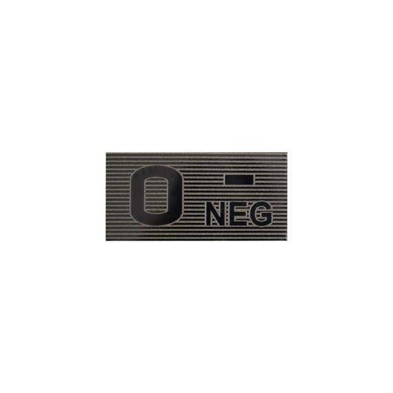 0 RH- Blood Type Patch