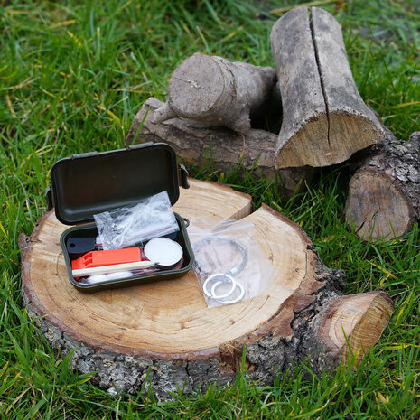 Fosco Waterproof Combat Survival Kit OD Green