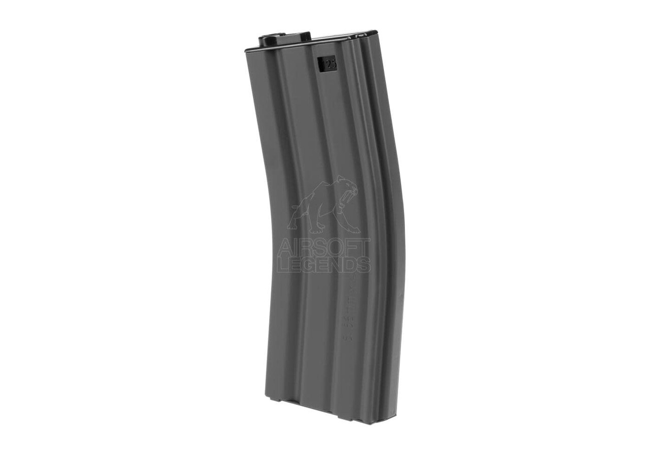 G&G M4 Midcap Metal Magazine 125rds Grey