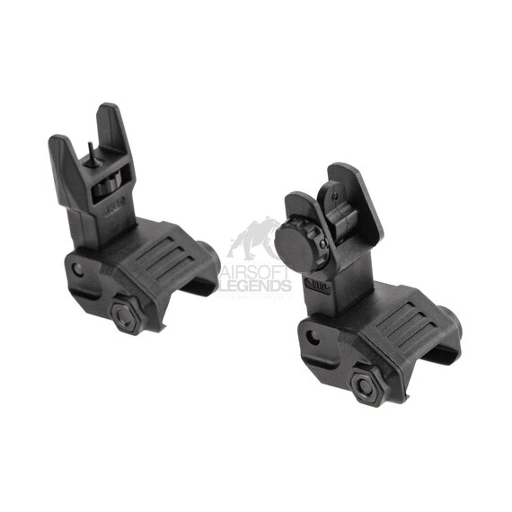 High Profile Folding Sights Set Black