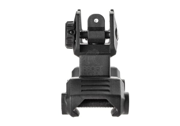 DLG Tactical High Profile Folding Sights Set Black DLG Tactical High Profile Folding Sights Set Black