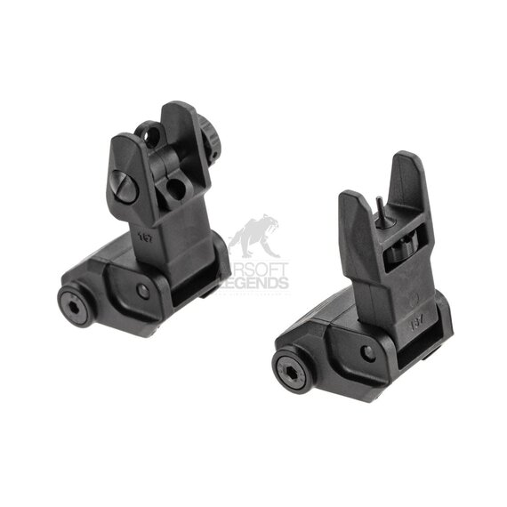 High Profile Folding Sights Set Black
