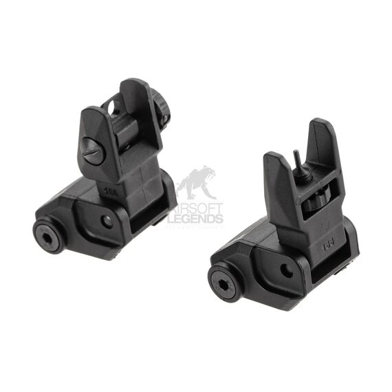 Low Profile Folding Sight Set Black
