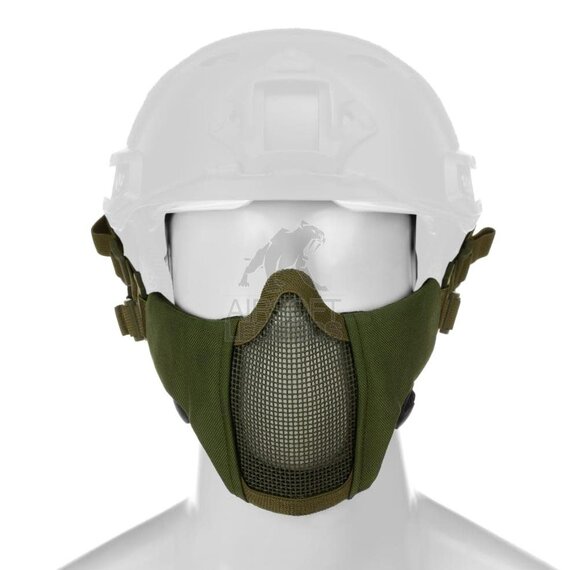 OneTigris Faltbare halbe Gesichtsschutz Maske Mesh Maske für Softair Paintball C