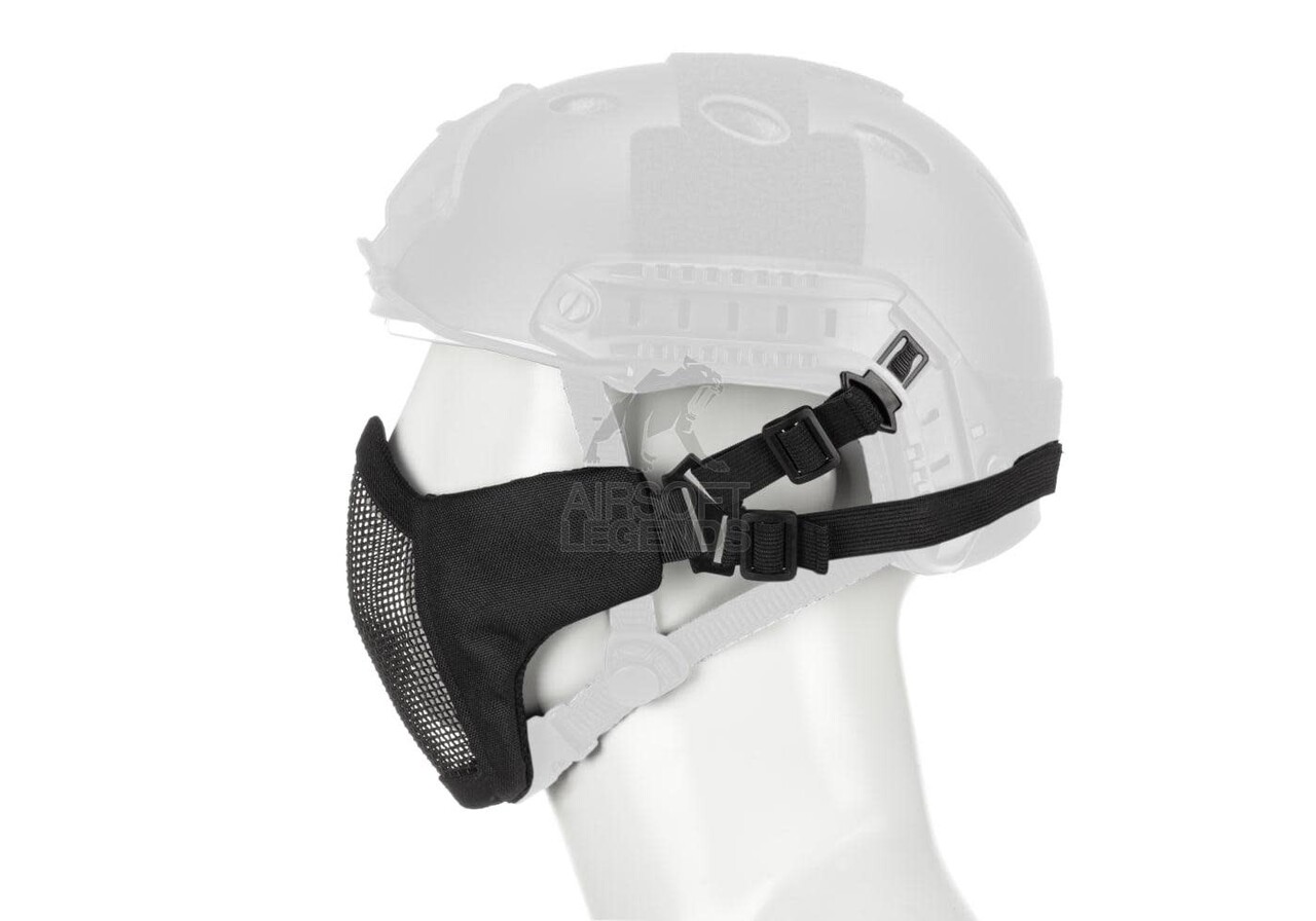 Invader Gear Mk.II Steel Half Face Mask FAST Version Black