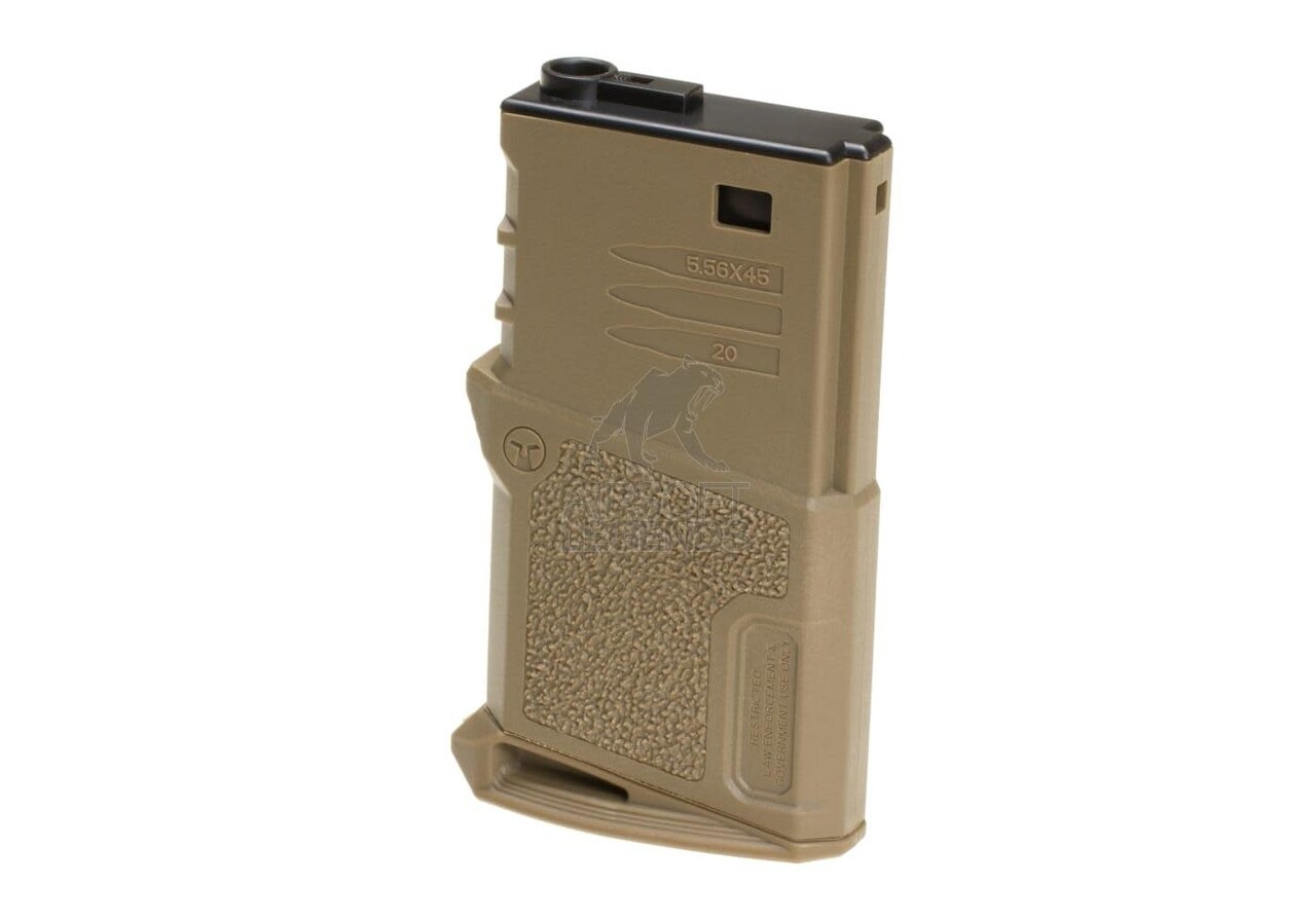 Amoeba M4 Midcap Short Magazine 120rds Dark Earth