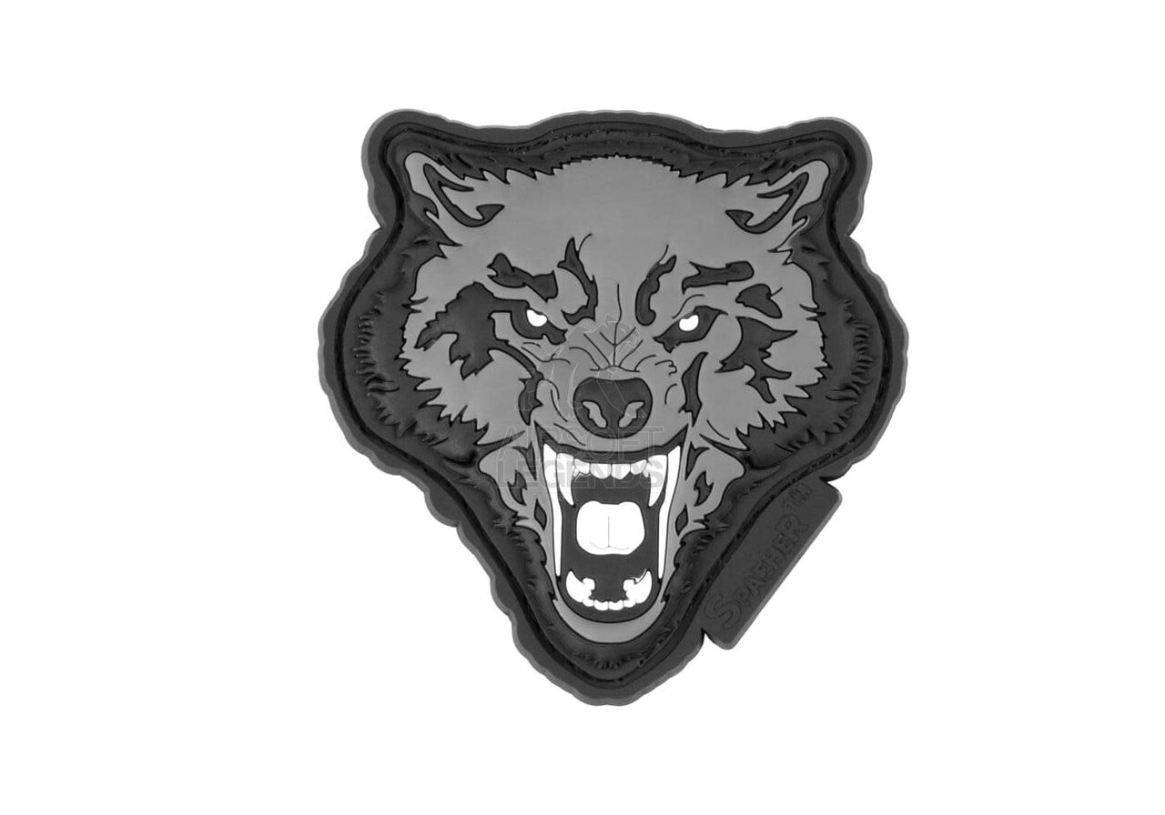 JTG Wolf Rubber Patch Black