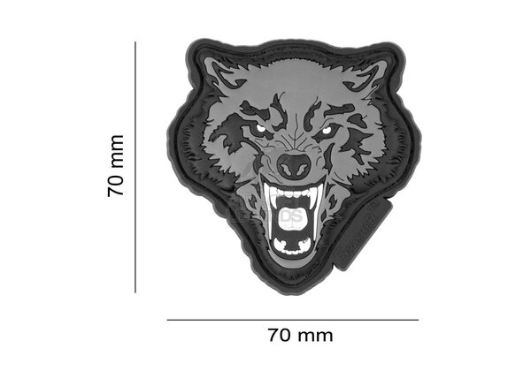 JTG Wolf Rubber Patch Black JTG Wolf Rubber Patch Black