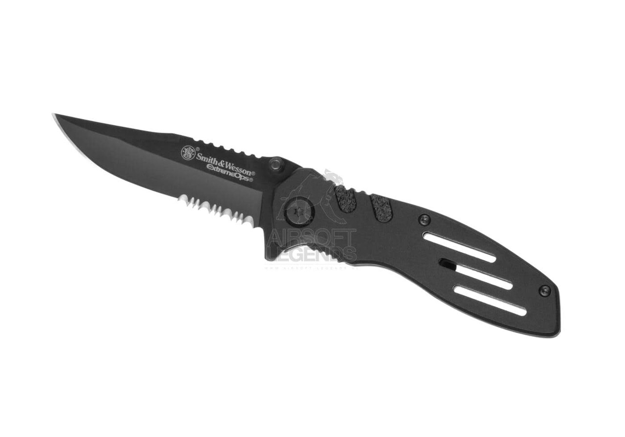 Smith & Wesson Extreme Ops SWA24S Serrated Folder