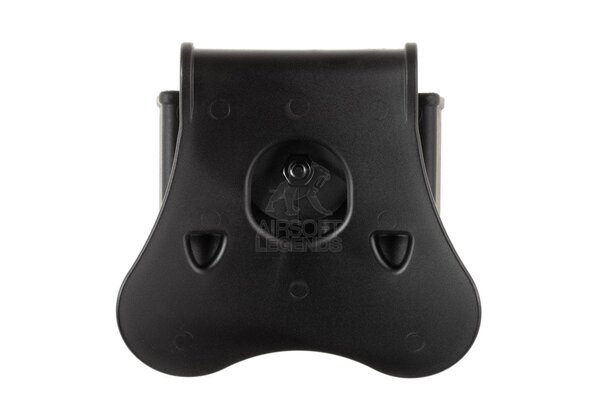 Amomax Double Mag Pouch for WE/KJW/TM 17/19 Black