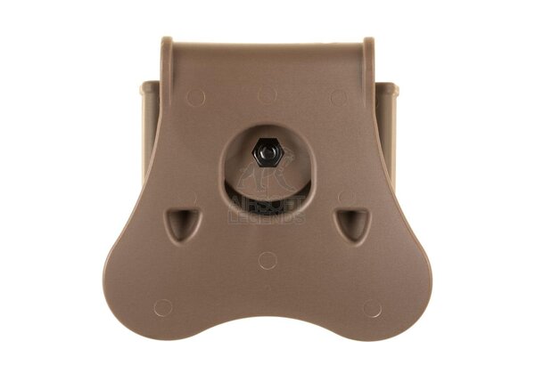 Amomax Double Mag Pouch for WE/KJW/TM 17/19 Dark Earth