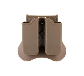 Amomax Double Mag Pouch for WE/KJW/TM 17/19 Dark Earth Amomax Double Mag Pouch for WE/KJW/TM 17/19 Dark Earth