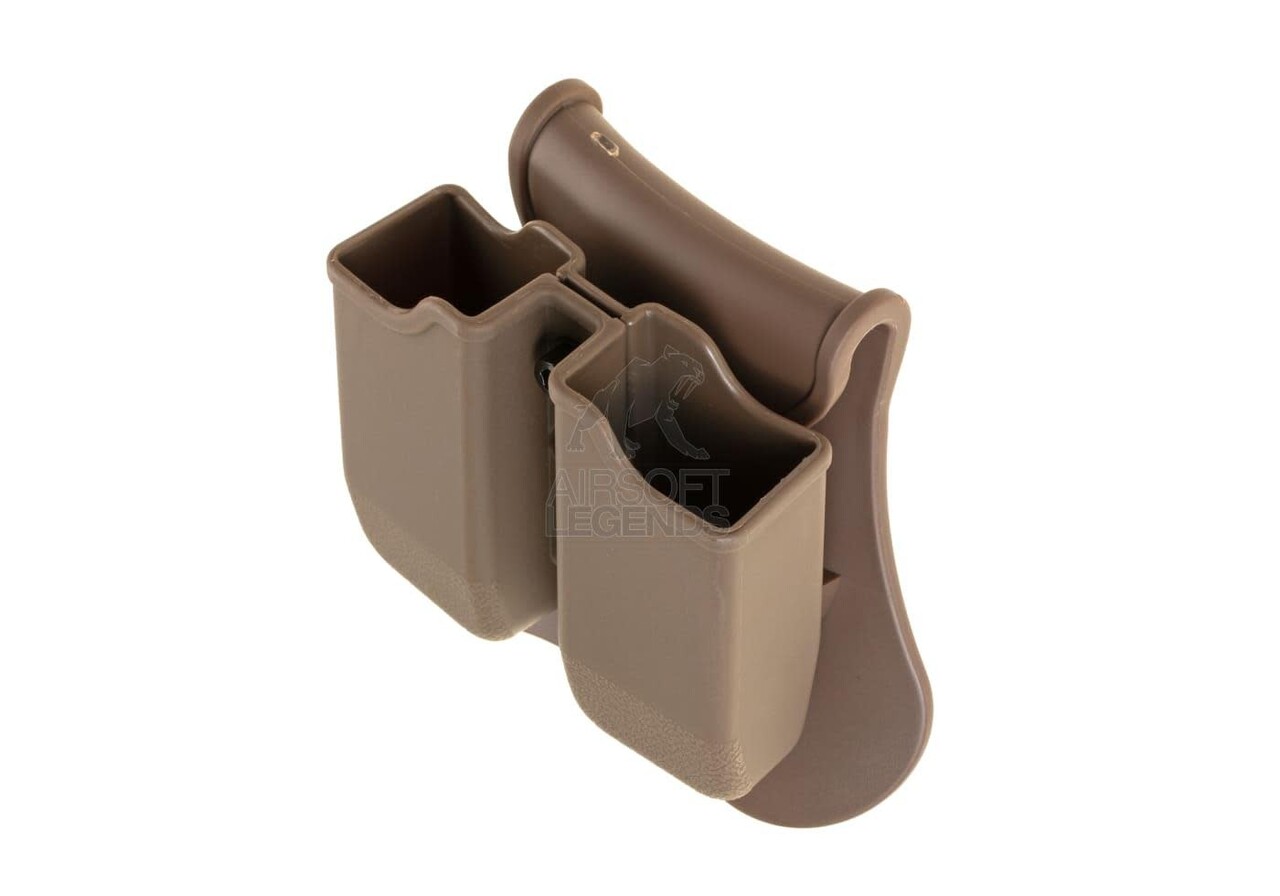 Amomax Double Mag Pouch for WE/KJW/TM 17/19 Dark Earth Amomax Double Mag Pouch for WE/KJW/TM 17/19 Dark Earth