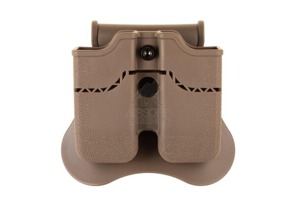 Amomax Double Mag Pouch for WE/KJW/KWA/TM 1911 Dark Earth