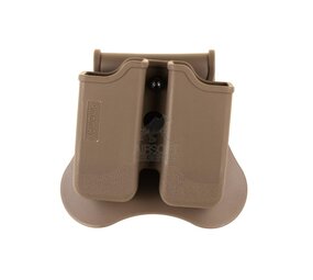 Amomax Double Mag Pouch for P226/M9/CZ P-09 Dark Earth