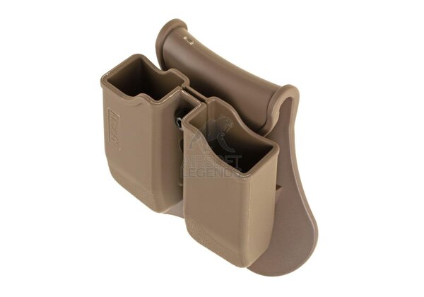 Amomax Double Mag Pouch for P226/M9/CZ P-09 Dark Earth Amomax Double Mag Pouch for P226/M9/CZ P-09 Dark Earth