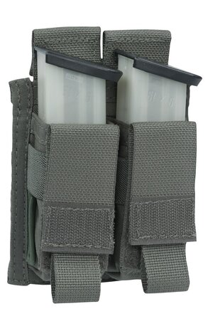 Warrior Assault Systems Double 9mm Pistol Mag Pouch Ranger Green