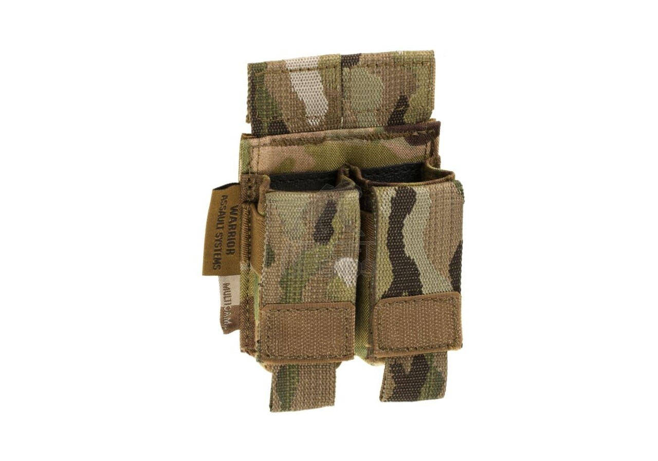Warrior Assault Systems Direct Action Double 9mm Pistol Mag Pouch Multicam