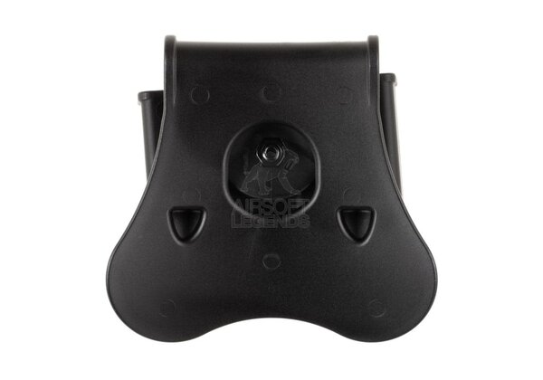 Amomax Double Mag Pouch for P226/M9/CZ P-09 Black