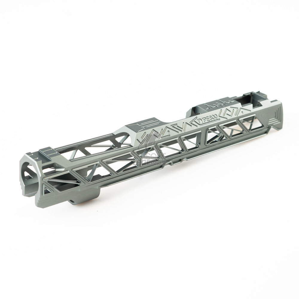 Dr. Black 800 Type Aluminium Slides for Tokyo Marui Hi-Capa 5.1 GREY