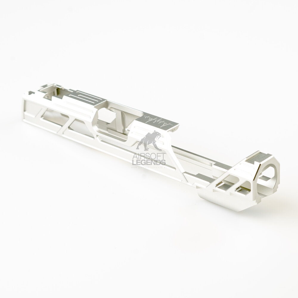 Dr. Black 5.1 Aluminium Slides Type 901 Silver