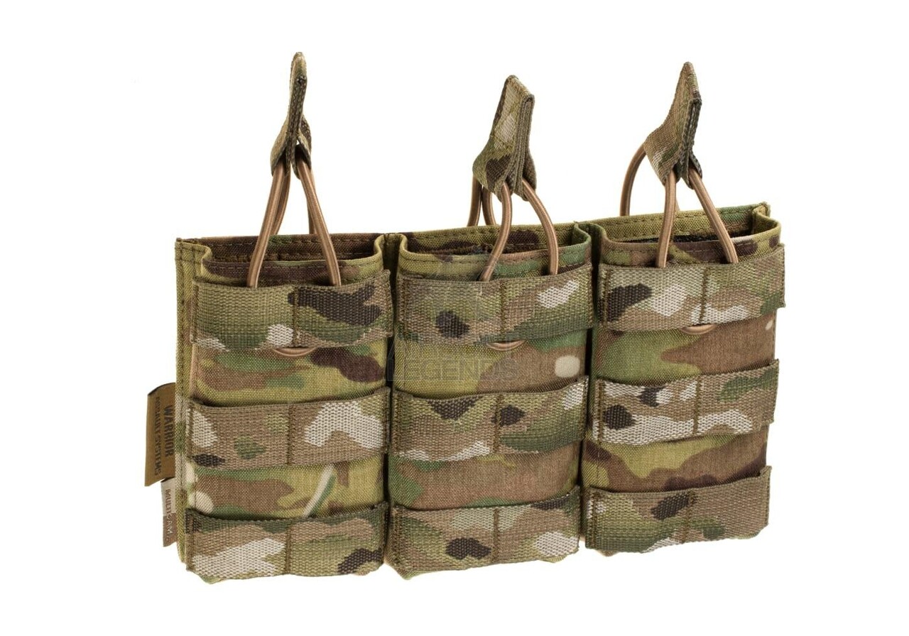 Warrior Assault Systems Triple Open Mag Pouch M4 5.56mm Multicam