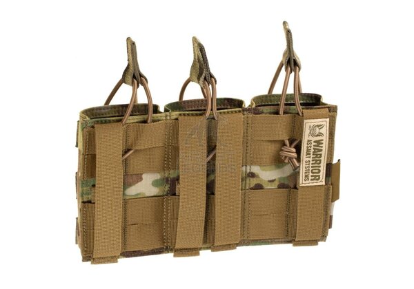Warrior Assault Systems Triple Open Mag Pouch M4 5.56mm Multicam