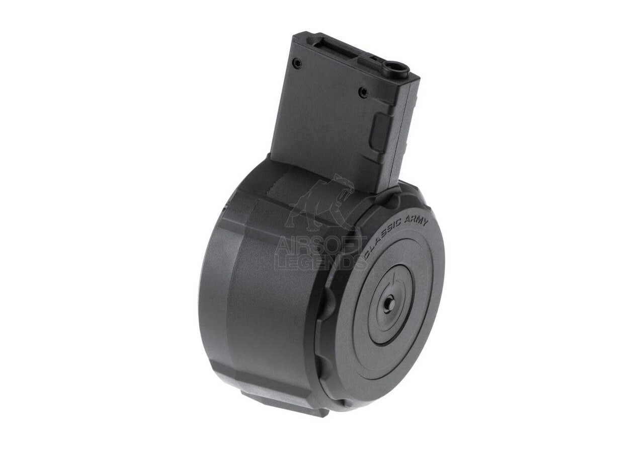 Classic Army Drum Mag M4 1100rds Auto Winding