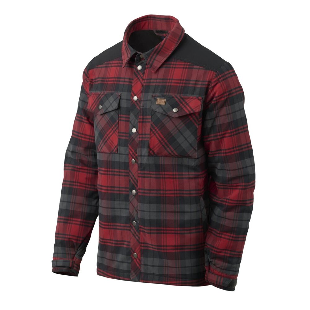 Helikon-Tex Winter Warden Shirt Slate Crimson Plaid