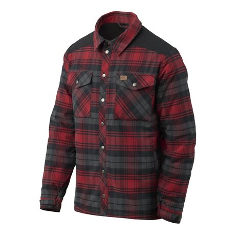 Helikon-Tex Winter Warden Shirt Slate Crimson Plaid
