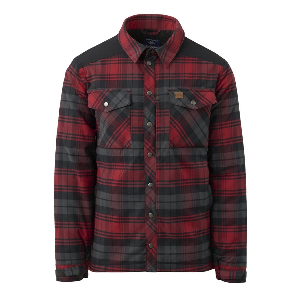 Helikon-Tex Winter Warden Shirt Slate Crimson Plaid