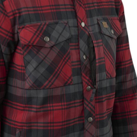 Helikon-Tex Winter Warden Shirt Slate Crimson Plaid Helikon-Tex Winter Warden Shirt Slate Crimson Plaid