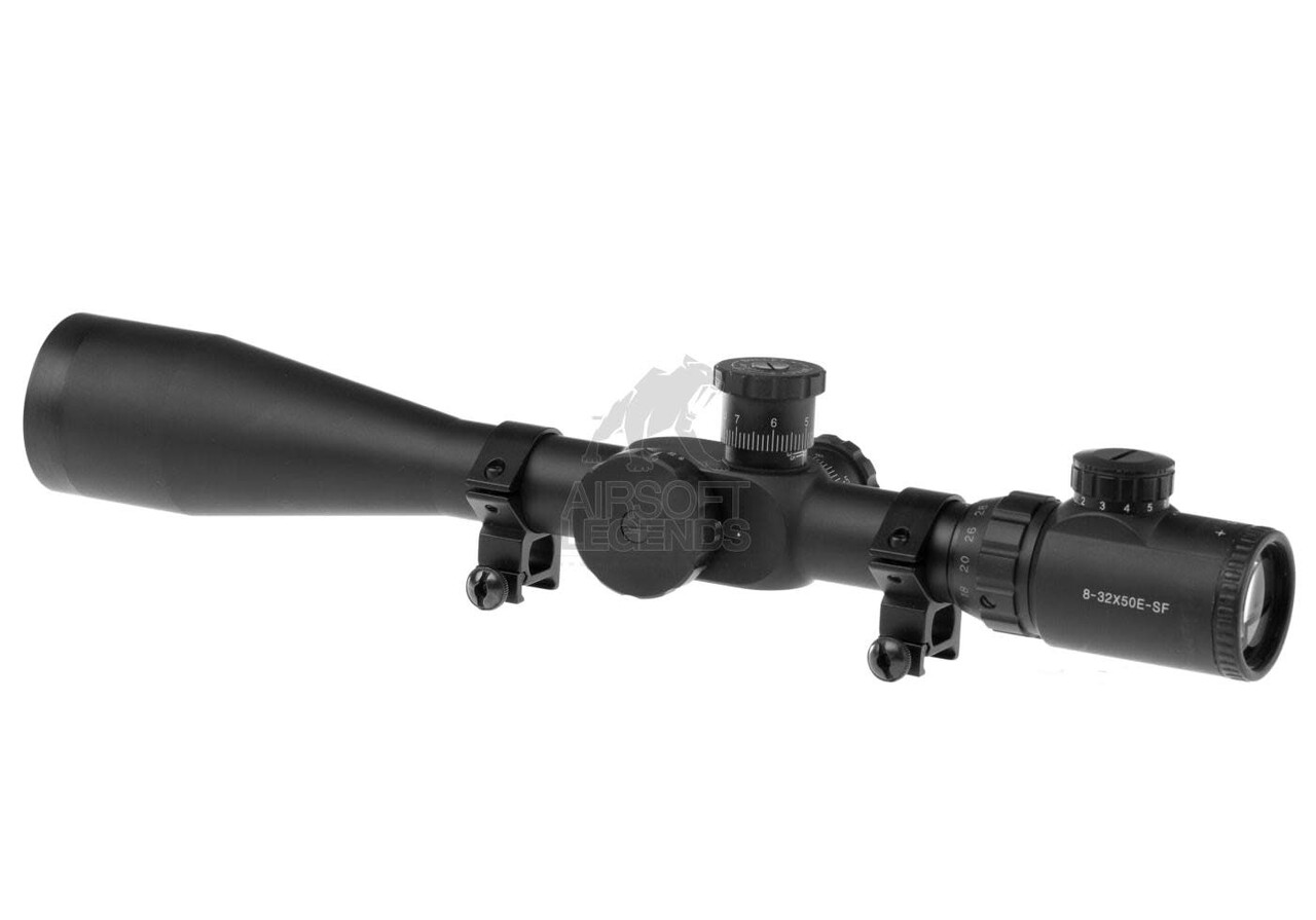 Aim-O 8-32x50E-SF Sniper Rifle Scope Black