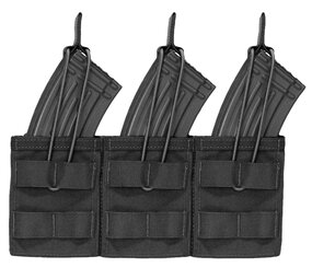 Warrior Assault Systems Triple Open Mag Pouch AK47/74 Black Warrior Assault Systems Triple Open Mag Pouch AK47/74 Black