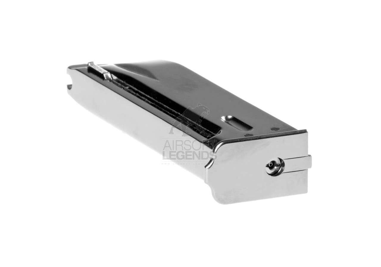 WE Airsoft BN Hi-Power Silver GBB Magazine 20rds WE Airsoft BN Hi-Power Silver GBB Magazine 20rds