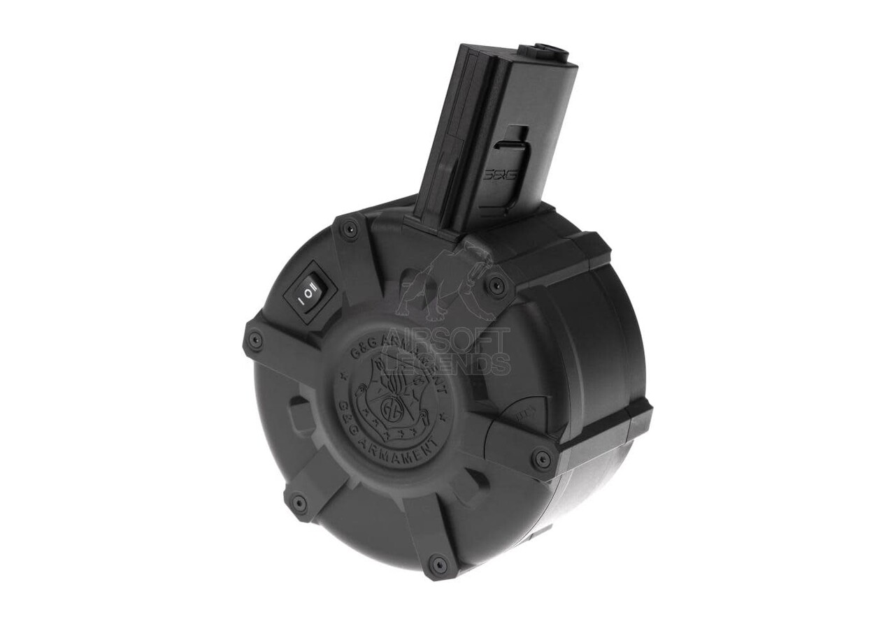 G&G M4 Auto-Winding Drum Mag 2300rds G&G M4 Auto-Winding Drum Mag 2300rds