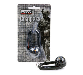 Fosco Carabiner with Compass + Thermometer Fosco Carabiner with Compass + Thermometer