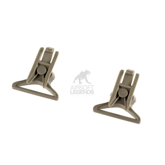 Goggle Swivel Clips 36mm Foliage Green