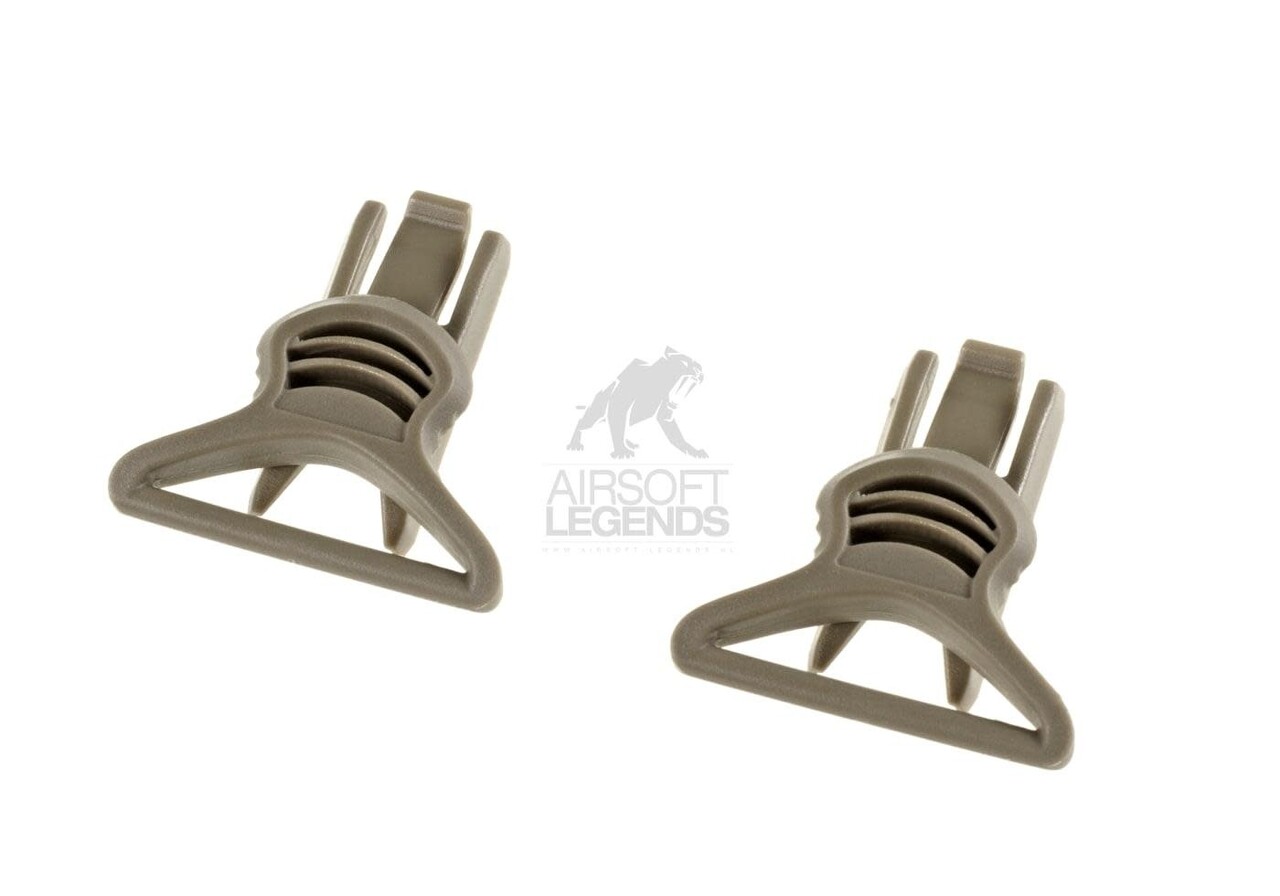 FMA Goggle Swivel Clips 36mm Foliage Green