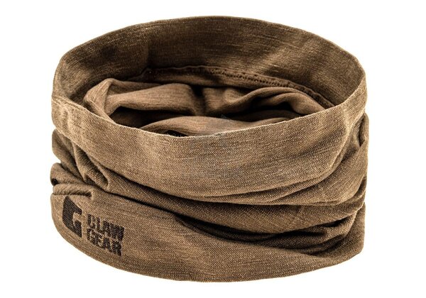 Clawgear Merino Seamless Neck Gaiter Long Stonegrey Olive