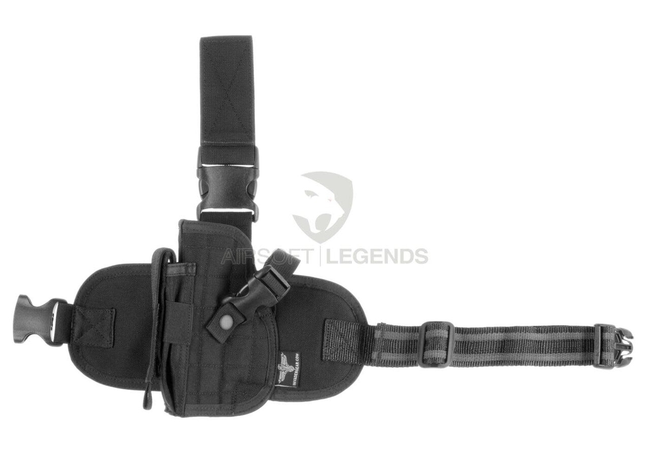 Invader Gear Dropleg Holster Left Handed Black