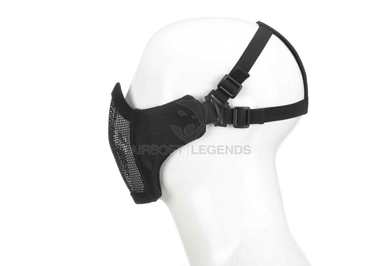 Invader Gear Mk.II Steel Half Face Mask Black