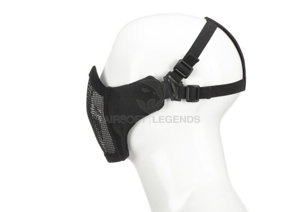 Invader Gear Mk.II Steel Half Face Mask Black