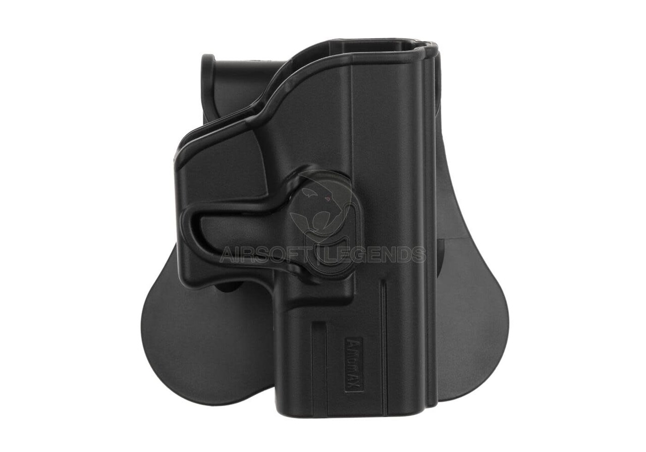 Amomax Paddle Holster for Glock 26/27/33 Right Handed Black
