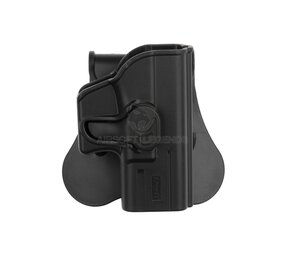 Amomax Paddle Holster for Glock 26/27/33 Right Handed Black