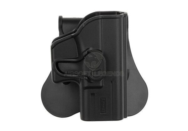 Amomax Paddle Holster for Glock 26/27/33 Right Handed Black